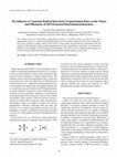 Research paper thumbnail of The Influence of Aminium Radical Heterolytic Fragmentation Rates on the Nature and Efficiencies of SET-Promoted Photochemical Reactions