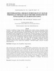 Research paper thumbnail of Identifikasi Pola Sebaran Intrusi Batuan Bawah Permukaan Menggunakan Metode Geomagnet DI Sungai Jenelata Kabupaten Gowa