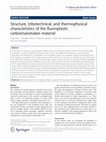 Research paper thumbnail of Structure, tribotechnical, and thermophysical characteristics of the fluoroplastic carbonnanotubes material