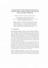 Research paper thumbnail of A Framework for Fast Congestion Detection in Wireless Sensor Networks Using Clustering and Petri-Net-based Verification