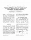 Research paper thumbnail of WWDS APIs : Application Program for Efficient Manipulation of