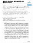 Research paper thumbnail of Studies on the antimicrobial activity and brine shrimp toxicity of Zeyheria tuberculosa (Vell.) Bur. (Bignoniaceae) extracts and their main constituents