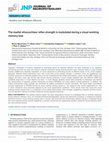 Research paper thumbnail of The medial olivocochlear reflex strength is modulated during a visual working memory task