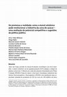 Research paper thumbnail of De promessa a realidade: como o etanol celulósico pode revolucionar a indústria da cana-de-açúcar: uma avaliação do potencial competitivo e sugestões de política pública