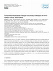 Research paper thumbnail of Towards harmonization of image velocimetry techniques for river surface velocity observations