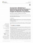 Research paper thumbnail of Corrigendum: Multiplicity of Mathematical Modeling Strategies to Search for Molecular and Cellular Insights into Bacteria Lung Infection