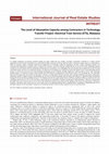 Research paper thumbnail of Level of Absorptive Capacity among Contractors in Technology Transfer Project: Electrical Train Service (ETS), Malaysia