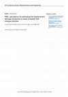 Research paper thumbnail of NIEL calculations for estimating the displacement damage introduced in GaAs irradiated with charged particles