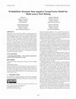 Research paper thumbnail of Probabilistic Dynamic Non-negative Group Factor Model for Multi-source Text Mining