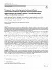 Research paper thumbnail of Early target attainment of continuous infusion piperacillin/tazobactam and meropenem in critically ill patients: A prospective observational study