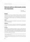 Research paper thumbnail of Referentes políticos y determinantes sociales del envejecimiento