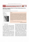 Research paper thumbnail of Application of composite membrane from chitosan-cellulose diacetate-TiO2 for waste detergent treatment