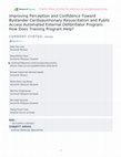 Research paper thumbnail of Improving Perception and Confidence Toward Bystander Cardiopulmonary Resuscitation and Public Access Automated External Defibrillator Program: How Does Training Program Help?