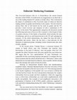 Research paper thumbnail of Editorial: Mothering Feminism