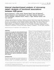 Research paper thumbnail of Internal standard-based analysis of microarray data2—Analysis of functional associations between HVE-genes