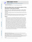 Research paper thumbnail of RNA Seq profiling reveals a novel expression pattern of TGF-β target genes in human blood eosinophils