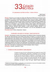 Research paper thumbnail of O classicismo na história da crítica: teoria e prática