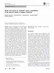 Research paper thumbnail of Brain waves from an "isolated" cortex: contribution of the anterior insula to cognitive functions