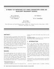 Research paper thumbnail of A family of improved ZVT PWM converters using an auxiliary resonant source