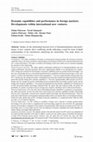 Research paper thumbnail of Dynamic capabilities and performance in foreign markets: Developments within international new ventures