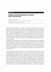 Research paper thumbnail of Memory and remembrance in Africa and the diaspora