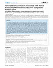 Research paper thumbnail of Pmch-Deficiency in Rats Is Associated with Normal Adipocyte Differentiation and Lower Sympathetic Adipose Drive