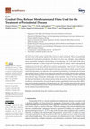 Research paper thumbnail of Gradual Drug Release Membranes and Films Used for the Treatment of Periodontal Disease