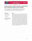 Research paper thumbnail of Prácticas Docentes Y Derechos Juveniles. El Sostenimiento De Las Trayectorias Escolares En Un Pit Cordobés