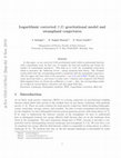 Research paper thumbnail of Logarithmic corrected $f(R)$ gravitational model and swampland conjectures