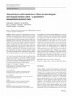 Research paper thumbnail of Mucosal layers and related nerve fibres in non-chagasic and chagasic human colon—a quantitative immunohistochemical study