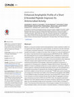 Research paper thumbnail of Enhanced Amphiphilic Profile of a Short β-Stranded Peptide Improves Its Antimicrobial Activity