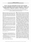 Research paper thumbnail of Serum Vascular Endothelial Growth Factor/Soluble Vascular Endothelial Growth Factor Receptor 1 Ratio Is an Independent Prognostic Marker in Pancreatic Cancer