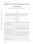 Research paper thumbnail of Vardøhus Codes: Polar Codes Based on Castle Curves Kernels