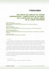 Research paper thumbnail of Influencia del empleo de juegos cooperativos y competitivos de voleibol en la detección de zonas libres en el campo contrario