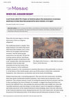 Research paper thumbnail of Jon D. Levenson, "When Did Judaism Begin?" (Review of Yonatan Adler, The Origins of Judaism). In: Mosaic, November 28, 2022