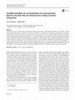 Research paper thumbnail of Disability Evaluation for Accommodation on Licensing Exams Based on the ADA: Why Do Clinicians Fail to Adopt a Forensic Perspective?