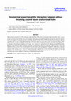 Research paper thumbnail of Geometrical properties of the interaction between oblique incoming coronal waves and coronal holes