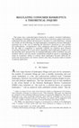 Research paper thumbnail of Regulating Consumer Bankruptcy: A Theoretical Inquiry