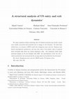 Research paper thumbnail of A structural analysis of US entry and exit dynamics. Technical appendix