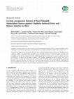 Research paper thumbnail of {"__content__"=>" Extract: A New Potential Antioxidant Source against Cisplatin-Induced Liver and Kidney Injuries in Mice.", "i"=>{"__content__"=>"Lycium europaeum"}}