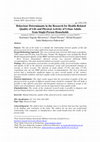 Research paper thumbnail of Behaviour Determinants in the Research for Health-Related Quality of Life and Physical Activity of Urban Adults from Single-Person Households