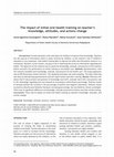 Research paper thumbnail of The impact of initial oral health training on teacher’s knowledge, attitudes, and actions change