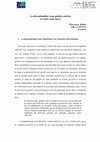 Research paper thumbnail of La discontinuidad como política estética en Nadie nada nunca