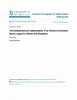 Research paper thumbnail of The Development and Implementation of an Inclusive Community Sports League for Children with Disabilities