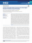 Research paper thumbnail of Inclusive and Quality Online Learning for Sri Lankan Higher Education Institutions beyond Disruption