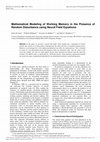 Research paper thumbnail of Mathematical Modeling of Working Memory in the Presence of Random Disturbance using Neural Field Equations