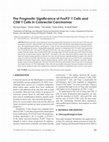 Research paper thumbnail of The Prognostic Significance of FoxP3+ T Cells and CD8+ T Cells in Colorectal Carcinomas