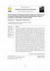 Research paper thumbnail of The Development of Management Model of Maharani Production Unit in Akademi Kesejahteraan Sosial Ibu Kartini Semarang to Improve Competency on Knowledge, Attitude and Skill