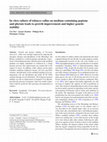 Research paper thumbnail of In vitro culture of tobacco callus on medium containing peptone and phytate leads to growth improvement and higher genetic stability