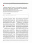 Research paper thumbnail of Postpartum Depressed Women in COVID-19 Pandemic Quarantine